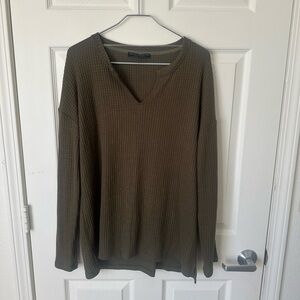 SOCIAL STANDARD BY Sanctuary. Olive Green Top.